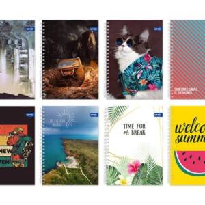 Тетрадка А4, 120 листа със спирала Spree