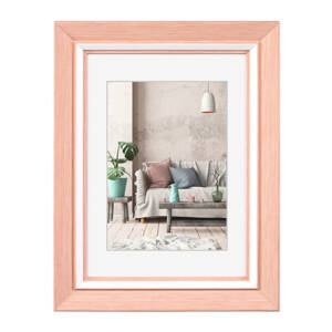 Рамка за снимки Hama Cozy Soft Pink, 13х18, пластмасова, имитация на дърво