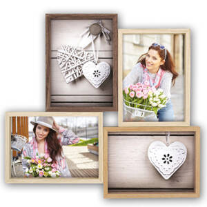 Рамка за снимки тип галерия ZEP Montreaux за 4 броя 10х15см., дървена
