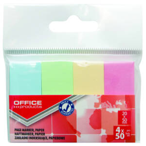 Самозалепващи листчета OP Page Marker Pastel, 4 цвята