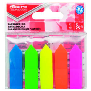 Самозалепващи листчета OP Page Marker, 5 цвята, стрелка