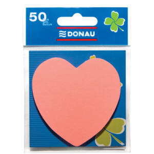 Куб Donau самозалепващи листчета 50л, сърце