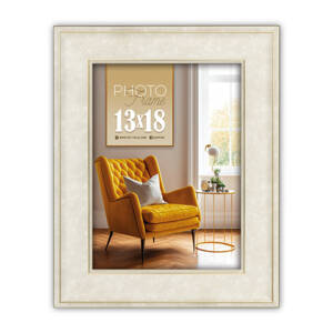 Рамка за снимки ZEP Venezia 10x15 см., пластмасова, бяла