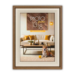 Рамка за снимки ZEP Bologna Brown 13x18 см., дървена