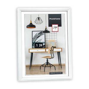 Рамка за снимки ZEP Basic 10x15 см., пластмасова, бяла