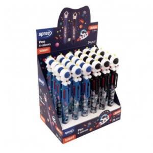 Химикалка 6 цветна с фигурка, Astro