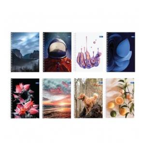 Тетрадка A4 спирала UV Basic, 100 л.ред, 2 теми