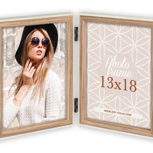Рамка за снимки тип галерия ZEP Kriss 2Q за 2 броя 10x15 см., дървена